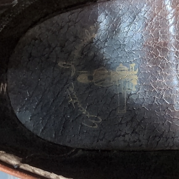 Executive Imperial Brown Brogue Wingtip Oxford Shoes Size 9.5 D - Picture 6 of 6